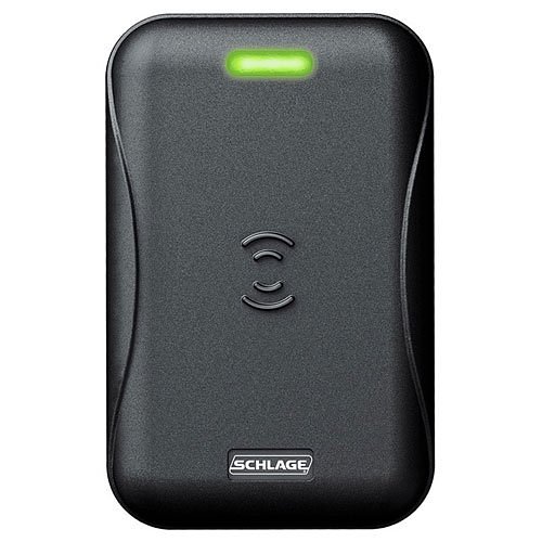 Schlage MT15 Single Gang Wall Mount Multi-Technology Reader, Black