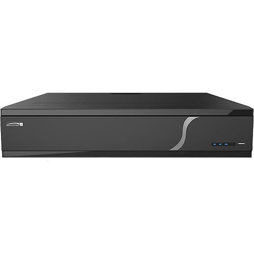 Speco N128NR 4K 128-Channel H.265 NVR with Analytics, 12TB HDD, Black