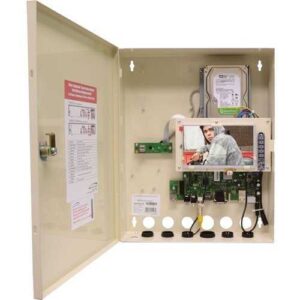 Speco N16WNSM9TB 16-Channel NS Plug and Play Wall Mount NVR with Built-In Monitor, 9TB HDD