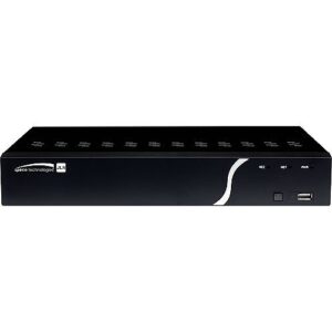 Speco N8JL 4K 8-Channel NVR with Intelligent Analytics, 10TB HDD, NDAA Compliant, Black