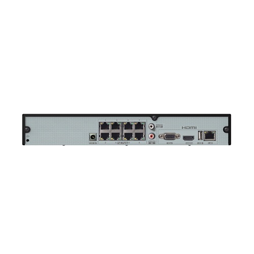 Speco N8NRM2TB 8-Channel 4K H.265 NVR with Smart Analytics and 8 Built-In PoE Parts, 2TB