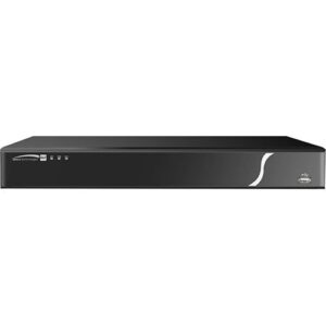Speco N8NXP16TB 8-Channel 4K Plug and Play NVR with Built-In PoE+ Ports, 16TB HDD, Black