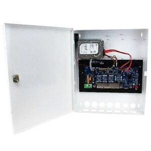 Speco N8WNRE 4K 8-Channel H.265 Wall Mount NVR with Facial Recognition and Smart Analytics, Built-in PoE Ports, 16TB HDD