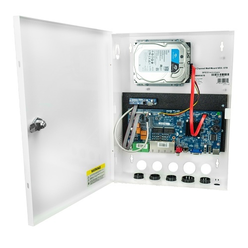 Speco N8WNRXM4TB 8-Channel 8K Wall Mount NVR with 4TB HDD