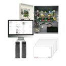 Honeywell NC-MPA2MPKIT MAXPRO Access Control Kit with MPA2 2-Doors, Access Controller and Metal Enclosure, 2x OP30HONS OmniProx Mullion Proximity Card Reader and 10x OmniProx ISO Credential Cards