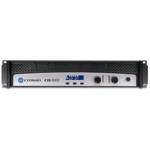Crown NCDI6000 CDi 6000 2-Channel 2100W Power Amplifier, 70V/140V, Ohm