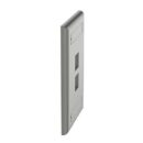 Panduit NK2FIGY Flush Mount Screw-On Faceplates with Lab
