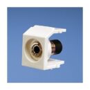 Panduit NK35 mSSBL 3.5 mm Stereo Coupler, Solder Type, Blue