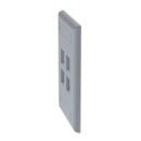 Panduit NK4FIGY Flush Mount Screw-On Faceplates with Lab