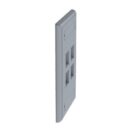 Panduit NK4FIGY Flush Mount Screw-On Faceplates with Lab