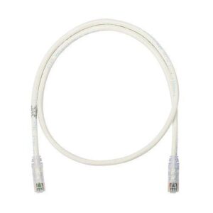Panduit NK6APC19 NetKey CAT6a Patch Cord, CM/LSZH, 19', Office White