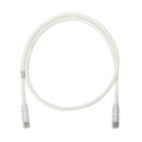 Panduit NK6APC7 26 AWG CAT6A NetKey Patch Cord, CM/L, 7', White