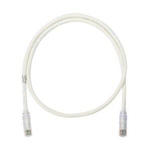 Panduit NK6APC7 26 AWG CAT6A NetKey Patch Cord, CM/L, 7', White