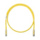 Panduit NK6PC10YLY NetKey CAT6 24AWG UTP Patch Cable, 10', Yellow