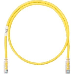 Panduit NK6PC12YLY NetKey CAT6 Cable, 24 AWG UTP Stranded Copper, 12', Yellow
