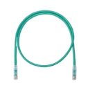 Panduit NK6PC15GRY NetKey CAT6 Cable, 24 AWG UTP Stranded Copper, 15', Green