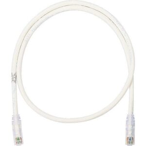 Panduit NK6PC15Y NetKey Cat6 24AWG UTP Patch Cord, 15', Internation White