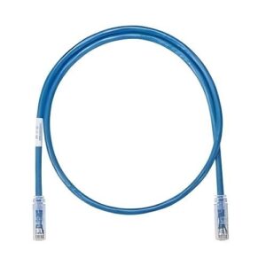 Panduit NK6PC16BUY NetKey CAT6 Cable, 24 AWG UTP Stranded Copper, 16', Blue