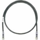 Panduit NK6PC1BLY NetKey Cat6 24AWG UTP Patch Cord, 3', Black