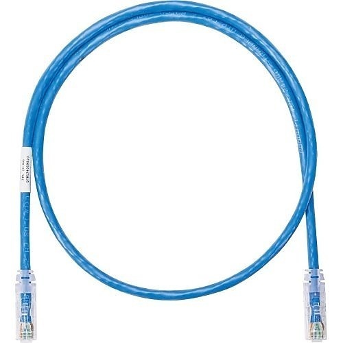 Panduit NK6PC1BUY NetKey Cat6 24AWG UTP Patch Cord, 3', Blue