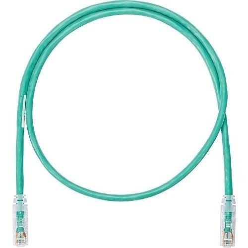 Panduit NK6PC1GRY NetKey Cat6 24AWG UTP Patch Cord, 3', Green