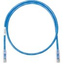 Panduit NK6PC2BUY NetKey CAT6 24AWG UTP Patch Cable, 2', Blue