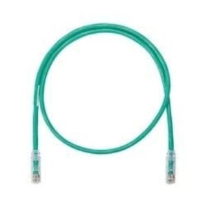 Panduit NK6PC30GRY NetKey CAT6 Cable, 24 AWG UTP Stranded Copper, 30', Green