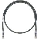 Panduit NK6PC4BLY NetKey CAT6 24AWG UTP Patch Cable, 4', Black