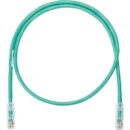 Panduit NK6PC4GRY NetKey CAT6 24AWG UTP Patch Cable, 4', Green