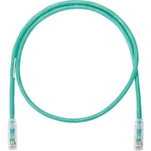 Panduit NK6PC4GRY NetKey CAT6 24AWG UTP Patch Cable, 4', Green
