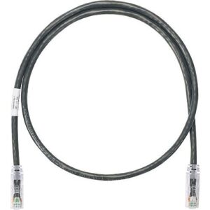 Panduit NK6PC6BLY NetKey CAT6 UTP Copper Cable, 6', Black