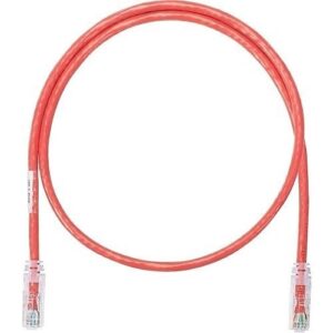 Panduit NK6PC6RDY NetKey CAT6 24AWG Stranded UTP Cable, 6', Red