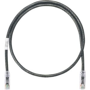 Panduit NK6PC9BLY NetKey CAT6 UTP Copper Cable, 9', Black