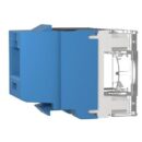 Panduit NK6X88MBU CAT6a UTP RJ45 Keystone Punchdown Jack Module, Blue