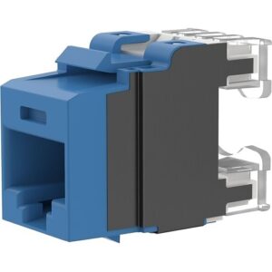 Panduit NK6X88MBU-Q CAT6a UTP RJ45 Keystone Punchdown Jack Module, Blue