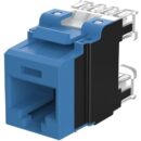 Panduit NK6X88MBU-Q CAT6a UTP RJ45 Keystone Punchdown Jack Module, Blue