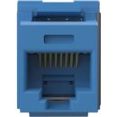 Panduit NK6X88MBU-Q CAT6a UTP RJ45 Keystone Punchdown Jack Module, Blue