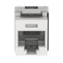 Panduit NK6X88MWH NetKey CAT6A UTP RJ45 Punchdown Keystone Jack Module, White