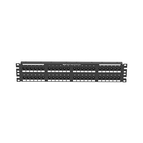 Panduit NK6XPPG48Y NK Punchdown Patch Panel Cat6a Flat