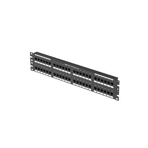 Panduit NK6XPPG48Y NK Punchdown Patch Panel Cat6a Flat
