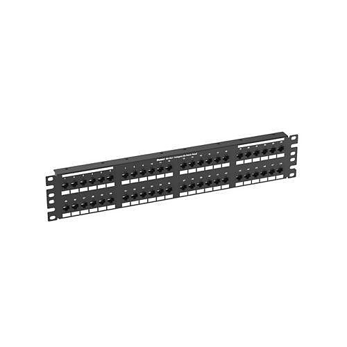 Panduit NK6XPPG48Y NK Punchdown Patch Panel Cat6a Flat