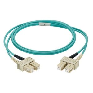 Panduit NKFPX23RSSSM002 Fiber Optic Patch Cord, NK 2-Fiber OM3 3.0 mm OFNR Jacket, 2m