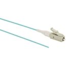 Panduit NKFPZ1BN1NNM001 NetKey 1-Fiber Patch Cord, OM4, LC to Pigtail, 1m