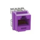 Panduit NKP5E88MVL CAT5e NetKey Punchdown Jack, Violet