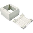 Wiremold MNM2044-2WH Uniduct Series Two-Gang Extra Deep Device Box Fitting, White