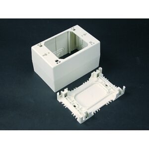 Wiremold NM2044-WH Wiremold NM2000 Extra Deep Device Box Fitting, White