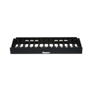 Panduit NMF1 NetManager High Capacity Horizontal Cable Manager, 1RU, Black