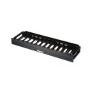 Panduit NMF1 NetManager High Capacity Horizontal Cable Manager, 1RU, Black