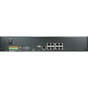 LILIN NVR6208E-2X12TB LILIN NVR6208E 8-Channel PoE 4K Standalone Network Video Recorder, 24TB, NDAA/TAA Compliant