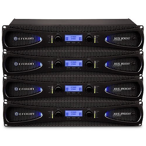 Crown NXLS1502-0-US XLS 1502 DriveCore Series 2-Channel Power Amplifier, 525W at Ohm